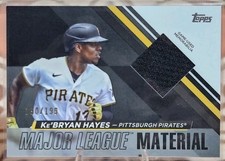 2024 Topps Series 1 #MLM-KHA Ke'Bryan Hayes Major League  Materials - Black /199