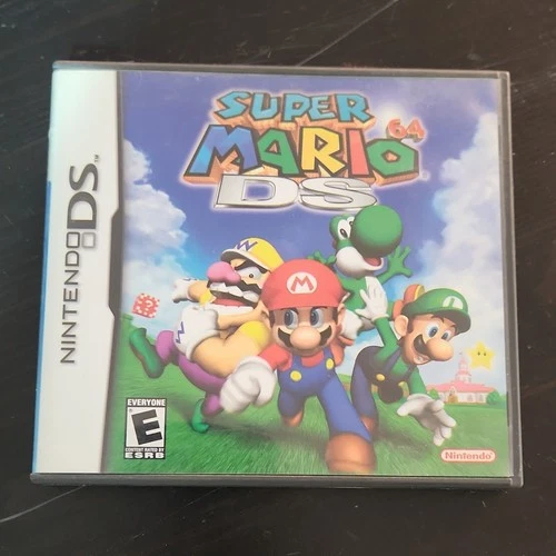 Nintendo Super Mario 64 DS Nintendo DS Manual Case Cartridge 2004 Platformer