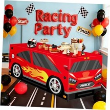 Racing Car Theme Party Tablecover for Race Car Birthday Racing Table Cloth