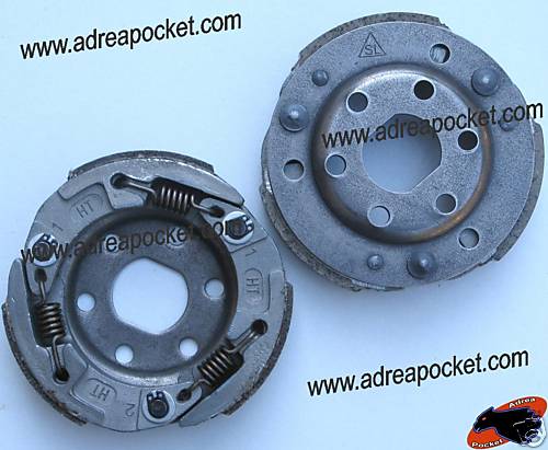 Embrayage scooter GY6 50cc 4T pour moteur chinois 139QMB de 107mm
