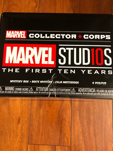 Funko Pop Marvel Collector Corps Box First Ten 10 Years 2018 Whiplash Iron Man 2 - Picture 11 of 12