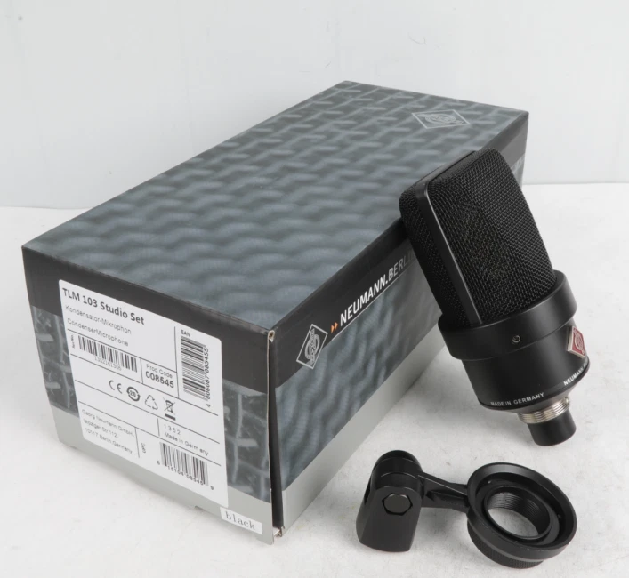 New Black Neumann TLM103 Wired Condenser Microphone Matte US - Image 3 of 4