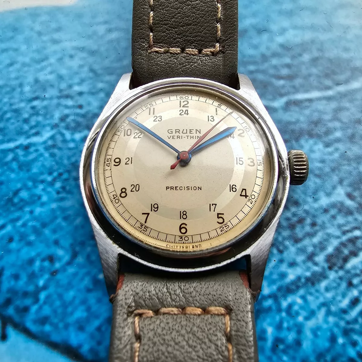 Vintage Gruen Very Thin Precision Pan American Men s Watch