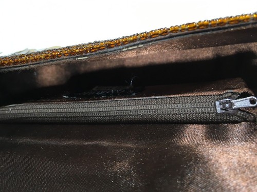 Designer K.C. Malhan Marilyn Purse Beaded Sequined Evening Purse With Tags - Picture 7 of 12