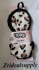 Vintage Cosmetic Company Sleep Mask One Size Leopard Print