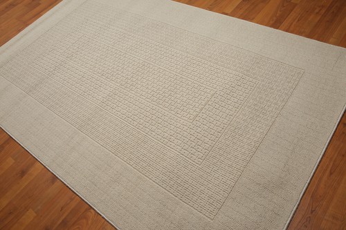 5'3" x 8'3" Authentic Karastan Wool and Acrylic Oriental Area Rug Beige - Picture 4 of 11