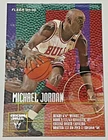 1995-96 Fleer Basketball Card Michael Jordan Chicago Bulls #22