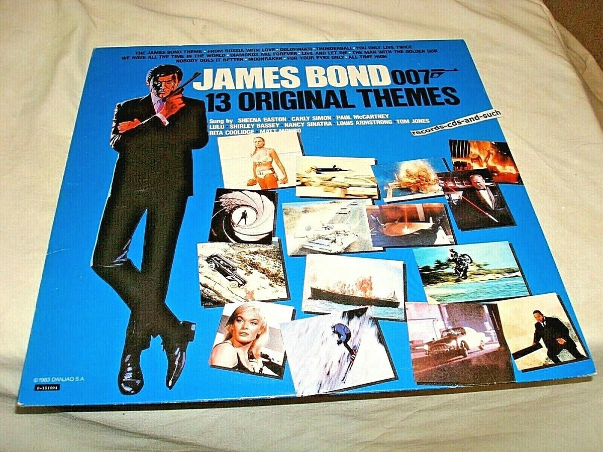 JAMES BOND 007 13 ORIGINAL THEMES-CARLY SIMON/PAUL McCARTNEY.VG