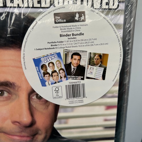 NBC The Office Binder Bundle For Back to School Notebook Folder NEW - Picture 7 of 8