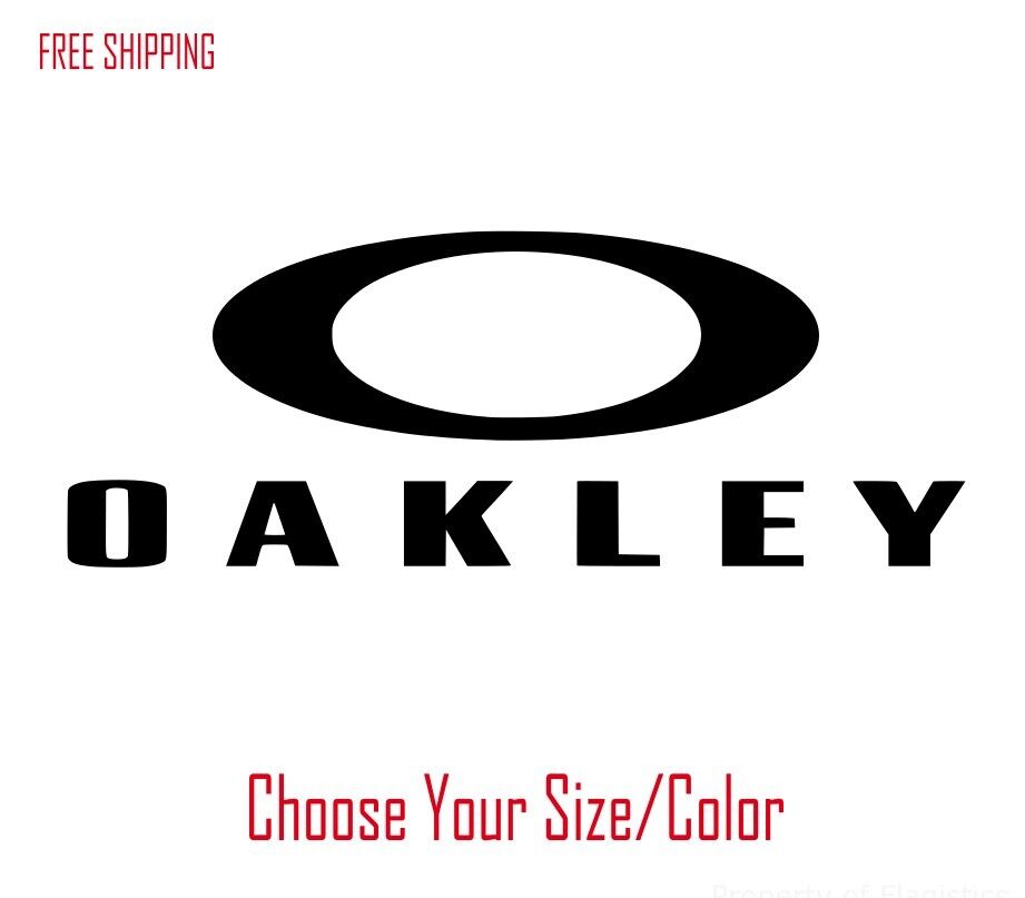 Oakley Logo Vinyl Decal Sticker