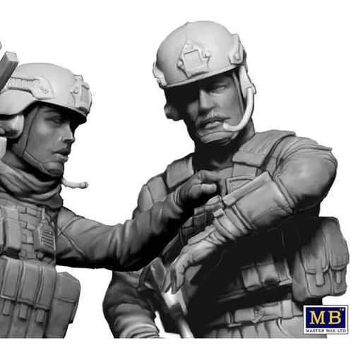 MASTER BOX 24068 Scale Figure Kit 1:24 Modern War №1 Our route has been changed! - Picture 7 of 12