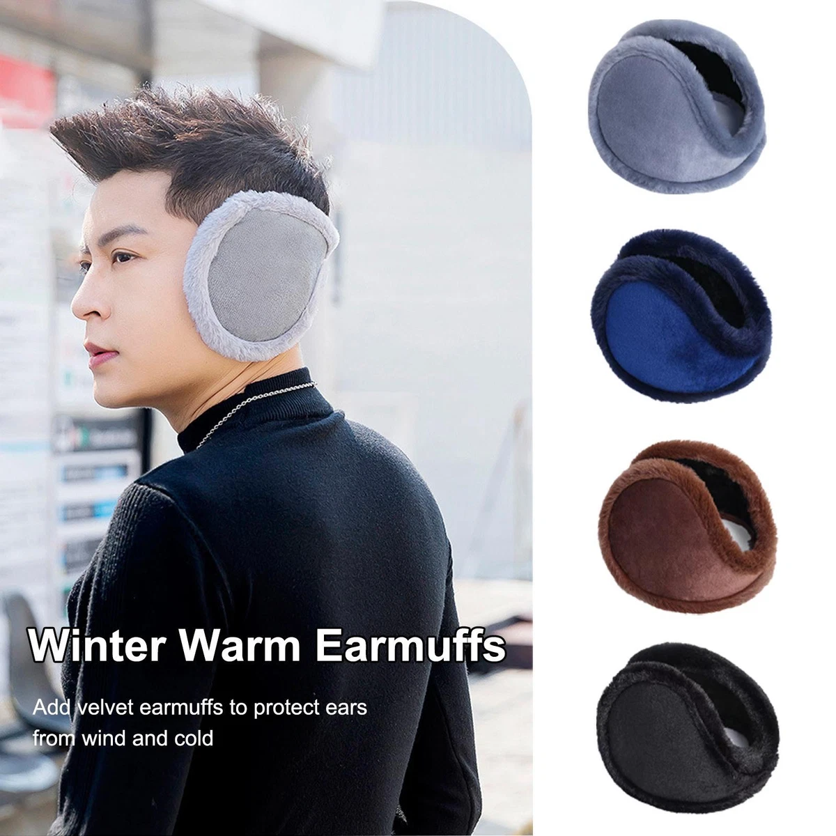 Ear Muffs Winter Warmers For Women Men Sleeping Earmuffs Velvet ShootingS  C7S1