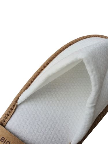 25 x Luxury Biodegradable Hotel Slippers Closed Toe | Bnb Supplies - Picture 3 of 4