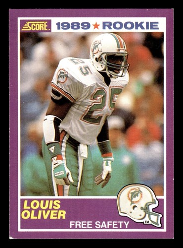 1989 Score Supplemental #429S Louis Oliver NM or Better