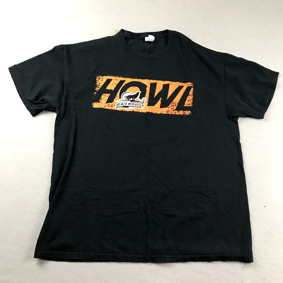 New England Black Wolves Shirt Mens XL Howl 2020 Lacrosse Short Sleeves Tee