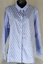 Foxcroft Womens Shirt Top Blouse Size 18 Long Sleeve Button Down NEW