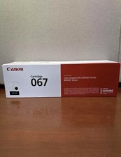 Canon 067 Black Toner Cartridge Genuine - Original - Brand New  Factory Sealed