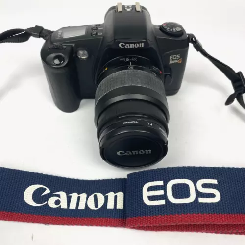 Canon EOS Rebel G SLR Camera Film 35mm 35-80mm Promaster Zoom Lens Strap Tested