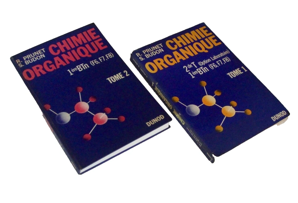 chimie organique R. Prunet S. Budon seconde, première F, tome 1 et 2 DUNOD - Photo 1/1