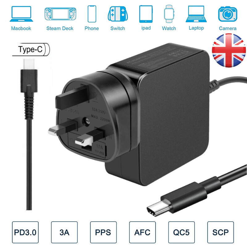 45 Watt USB-C Charger Power Adapter For Apple iPad Pro MacBook Air