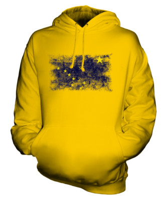 ALASKA STATE DISTRESSED FLAGGE UNISEX KAPUZENPULLOVER TOP ALASKAN TRIKOT GESCHENK