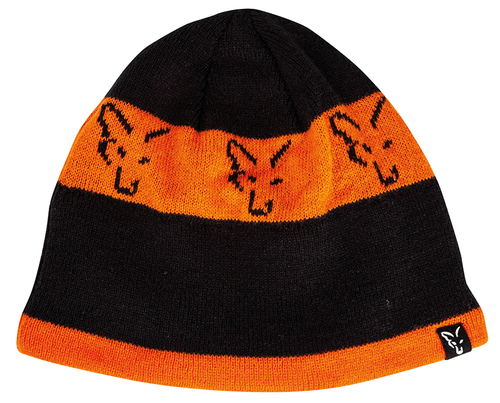 Fox Black \u0026 Orange Beanie Hat - CPR993 