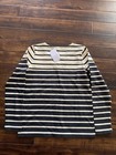 NWT Girl’s J,Crew Long Sleeve Necklace Striped Tee - Size 10 — photo 5