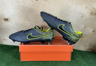Nike Tiempo Legend V SG 631614-005 Elite Black boots Cleats mens