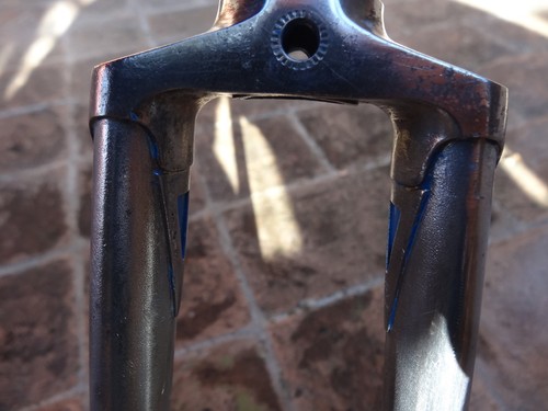 Vintage TecnoTelai Bologna Italy fork steel,Zeuss 2000 dropouts,L'Eroica - Picture 9 of 12