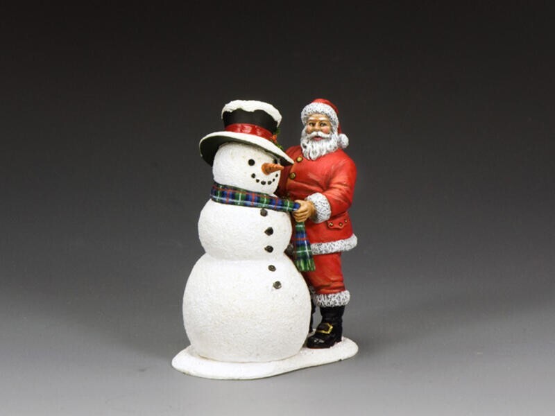 Figurine XM023-01 Santa & His Snowman par King & Country pour collectionneur