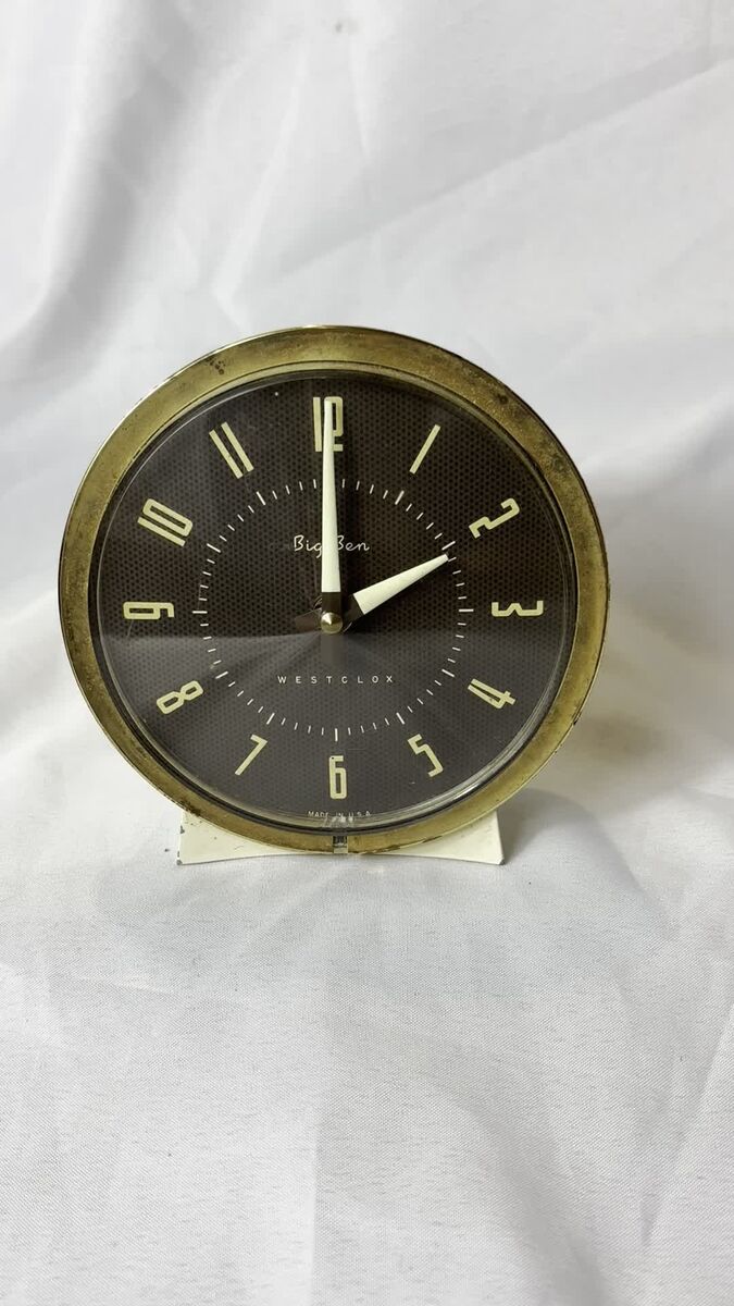 Vtg Westclox Big Ben Clock 75-102 Alarm USA Glow In The Dark Vtg Westclox Big Ben Clock 75-102 Alarm USA Glow In The Dark
