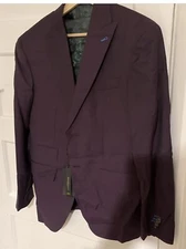 Jennis & Warmann 3 piece tweed lined suit trousers waistcoat jacket blazer 44