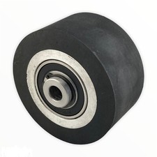 4" Smooth Rubber Contact Wheel For Belt Grinder With 5/8 inch bore