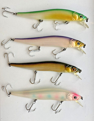 4x Megabass Vision Oneten 110 Saltwater Limited Fishing Lures Wobbler Set