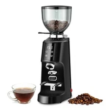 Professional Coffee Grinder 64 mm Burr With 100 Grind setting Color Black