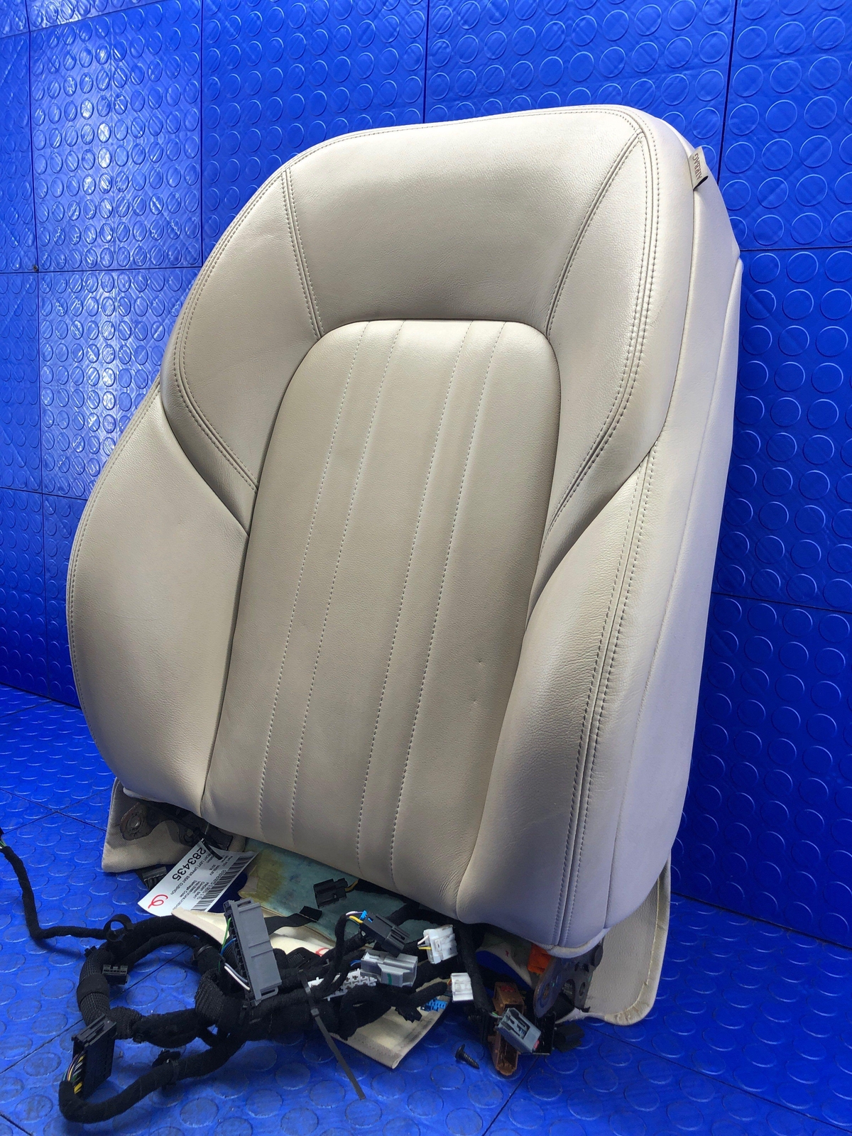 2017-2022 MASERATI LEVANTE FRONT LEFT UPPER SEAT CUSHION BACKREST BEIGE LEATHER