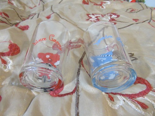 Vintage Boarder Bob and Biker Gommy glass juice drinking glasses - Picture 7 of 9