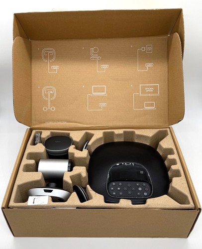 Logitech Group Video Conferencing System w/ Remote + 2 Expansion Microphones