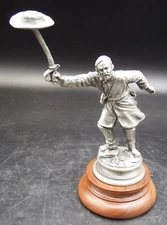 Francis J Barnum Pewter 5" Sculpture Brig General Lewis Armistead - SIGNED!