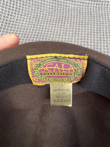 Scala hat womens 100% wool One size Brown - Picture 4 of 4