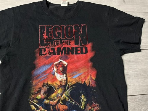 Rock T Shirt 4 Blood Bones Death Legion of the Damned Y2K - Bild 3 von 5