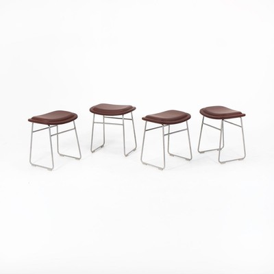 2018 Hi Pad Low Stool Jasper Morrison for Cappellini 6x Available Brown / Cognac