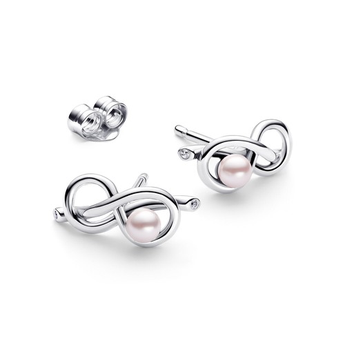 PANDORA Schmuck Damen-Ohrringe Unendlichkeitsknoten Silber 293761C01 - Bild 2 von 3