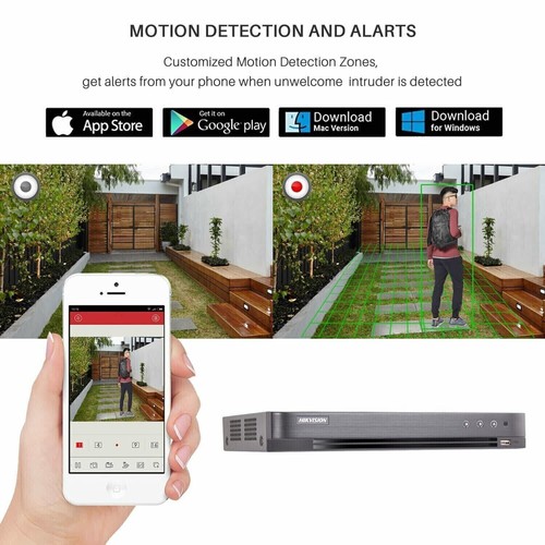 HIKVISION CCTV SECURITY SYSTEM 5MP AUDIO MIC CAMERA ColorVu Outdoor Night Vision - Picture 22 of 40