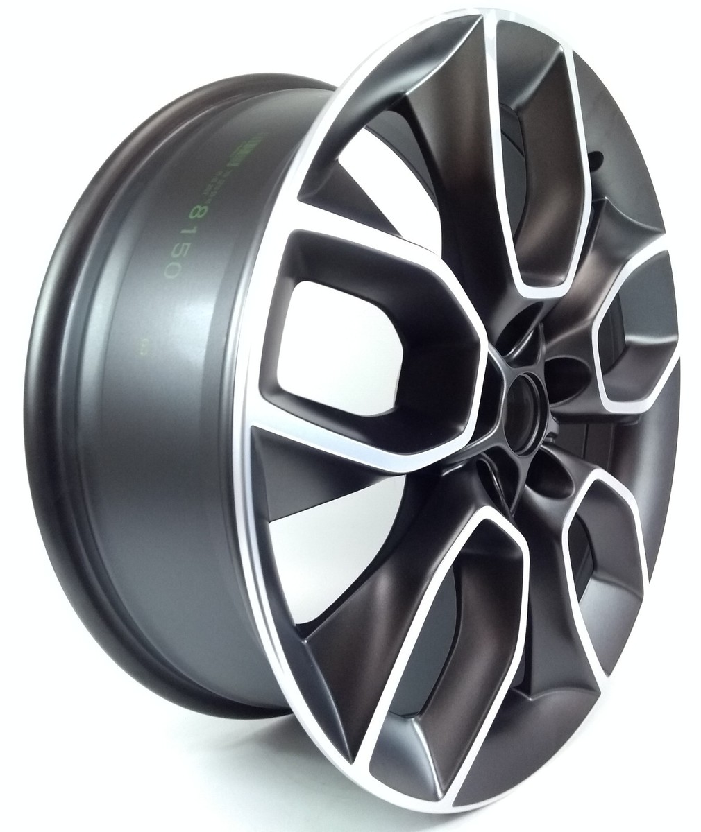 SKODA KODIAQ ALLOY WHEEL 19” CRATER MATT BLACK GENUINE PART