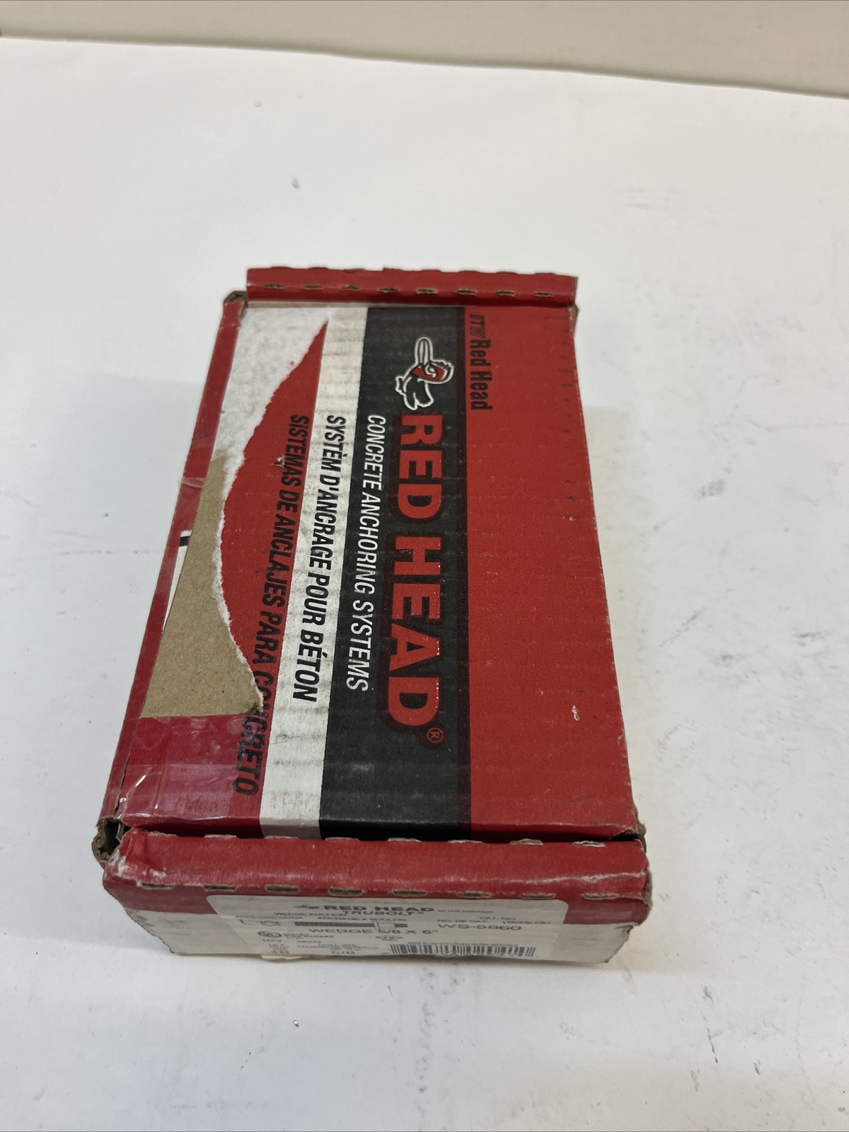 ITW RAMSET/RED HEAD-TRUBOLT WS-5860 WEDGE 5/8"x6" (10PC, NEW)