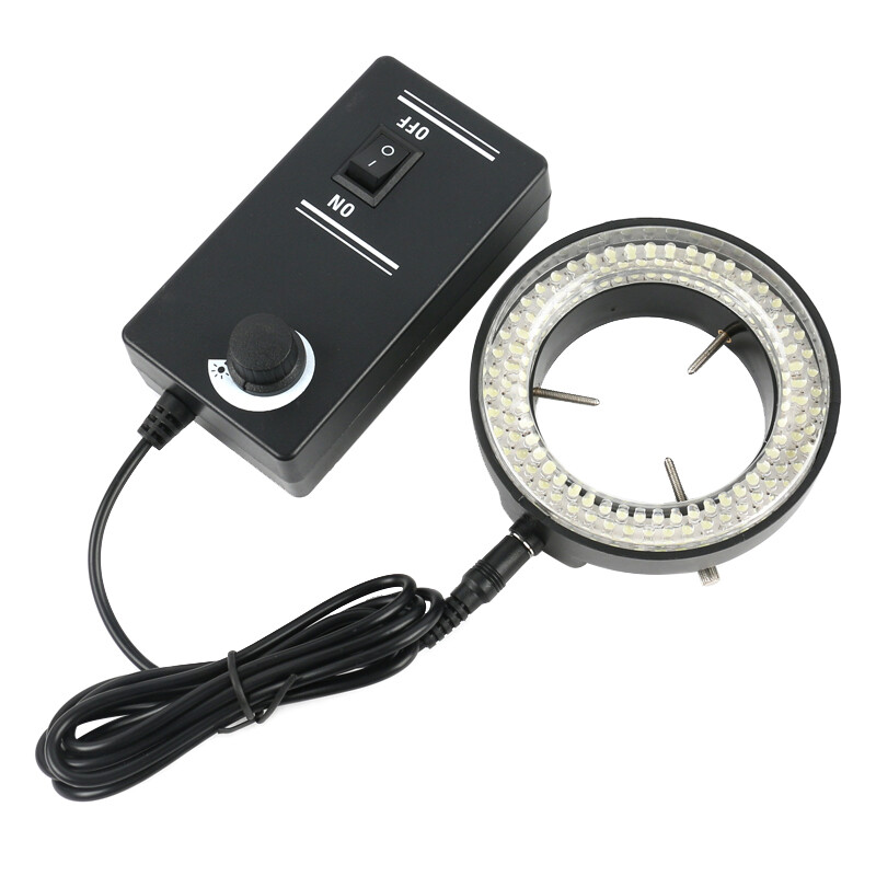 「B」電飾 Adjustable 144 LED Ring Lamp Microscope Light Source Dia.60mm