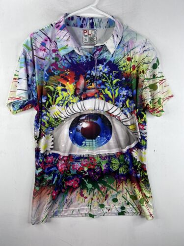 PLG Play Loud Golf Silently be Heard Womens XL Polo Shirt Bright Colors - Picture 2 of 6