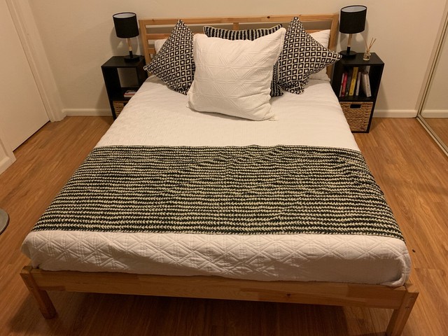 Ikea Slatted Bed Base 30 Slats Queen For Sale Online Ebay