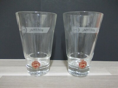 2er set John Jameson & Son Tall Longdrink Irish Whiskey Whisky  Glas Gläser